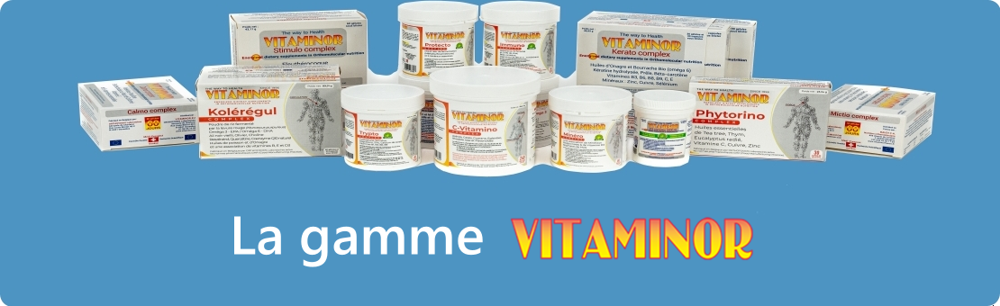 Les produits Vitaminor dynamisés et micronisés